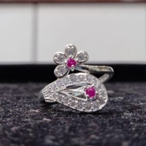 Silver Flower Ring