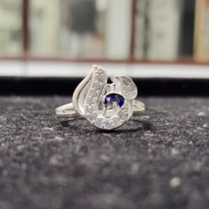 Silver Peacock Ring