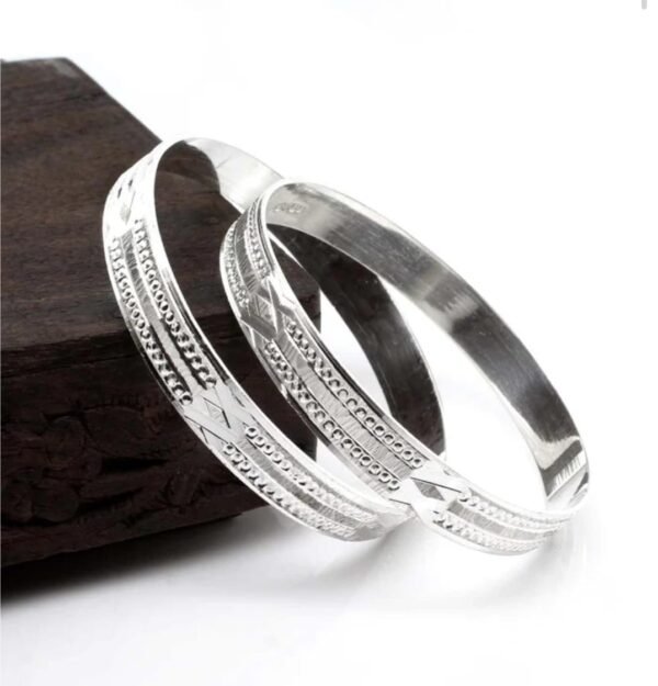 silver bangles kv jewellers